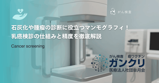 石灰化や腫瘤の診断に役立つマンモグラフィ！乳癌検診の仕組みと精度を徹底解説