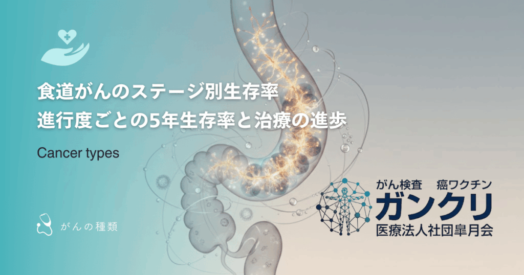 食道がんのステージ別生存率｜進行度ごとの5年生存率と治療の進歩