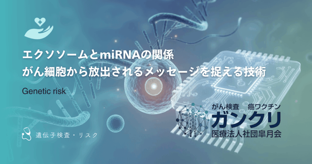 エクソソームとmiRNAの関係｜がん細胞から放出されるメッセージを捉える技術