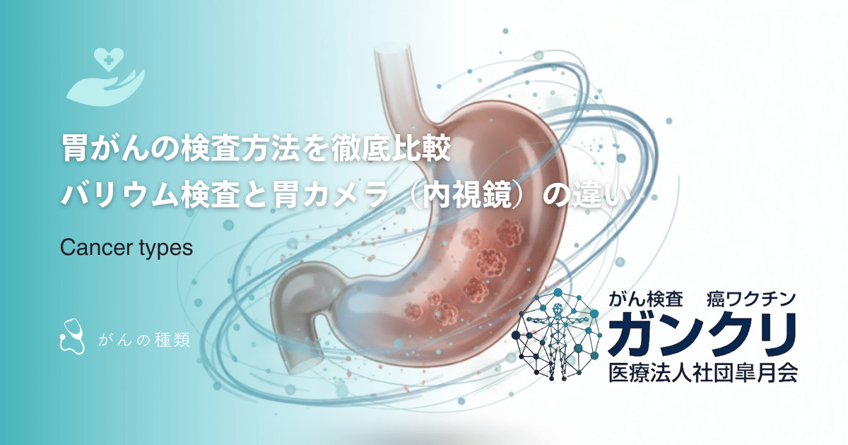 胃がんの検査方法を徹底比較|バリウム検査と胃カメラ(内視鏡)の違い