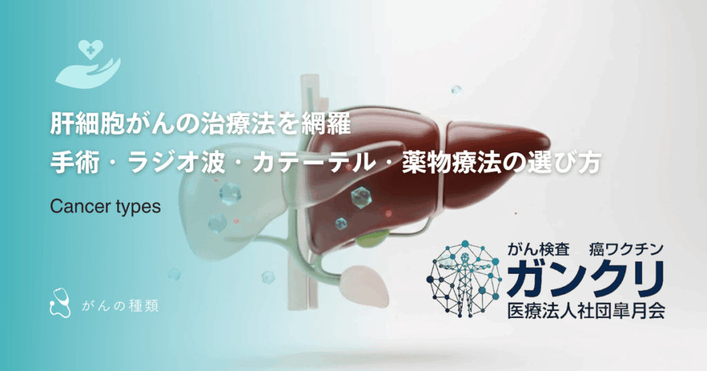 肝細胞がんの治療法を網羅｜手術・ラジオ波・カテーテル・薬物療法の選び方