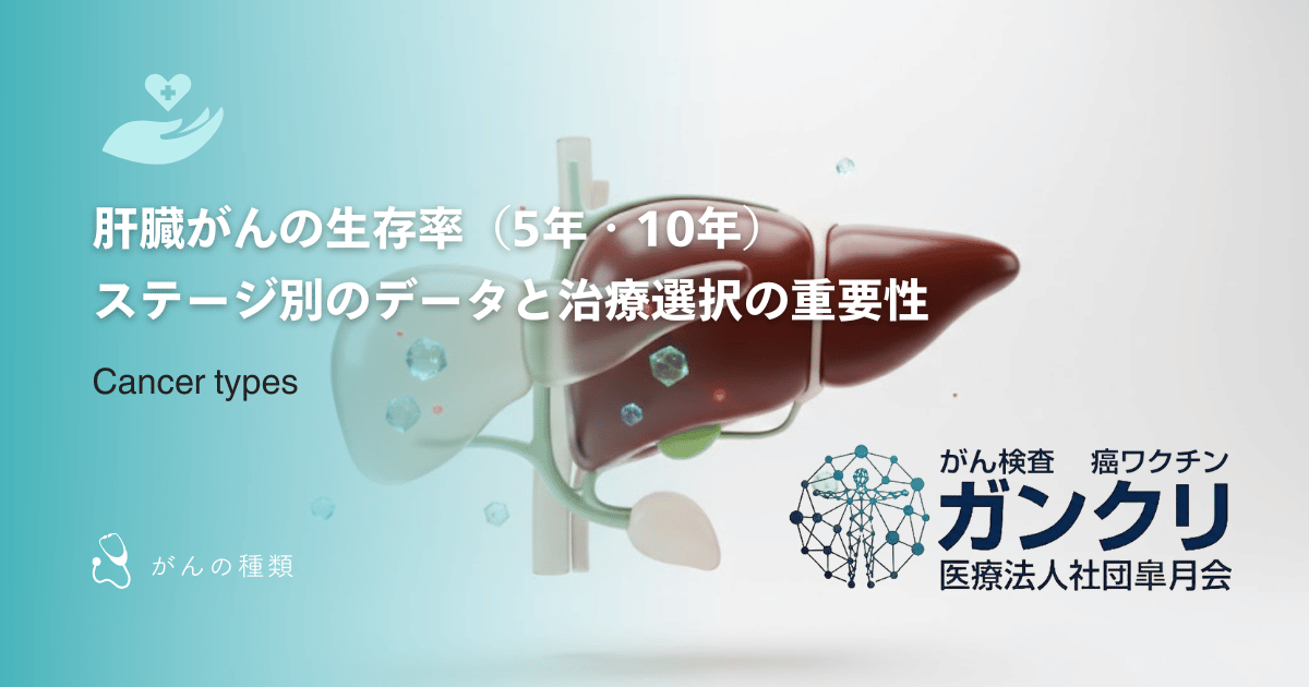 肝臓がんの生存率（5年・10年）｜ステージ別のデータと治療選択の重要性