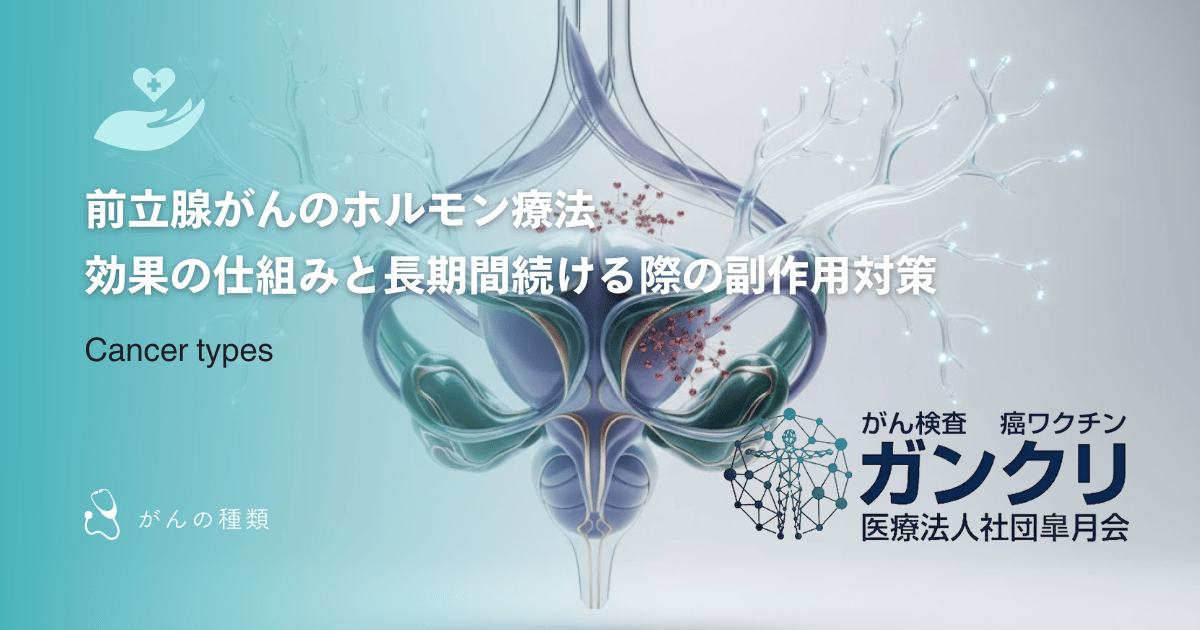 前立腺がんのホルモン療法｜効果の仕組みと長期間続ける際の副作用対策