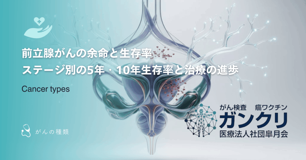 前立腺がんの余命と生存率|ステージ別の5年・10年生存率と治療の進歩