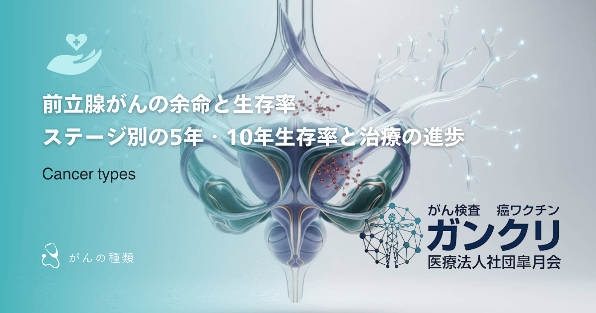 前立腺がんの余命と生存率｜ステージ別の5年・10年生存率と治療の進歩