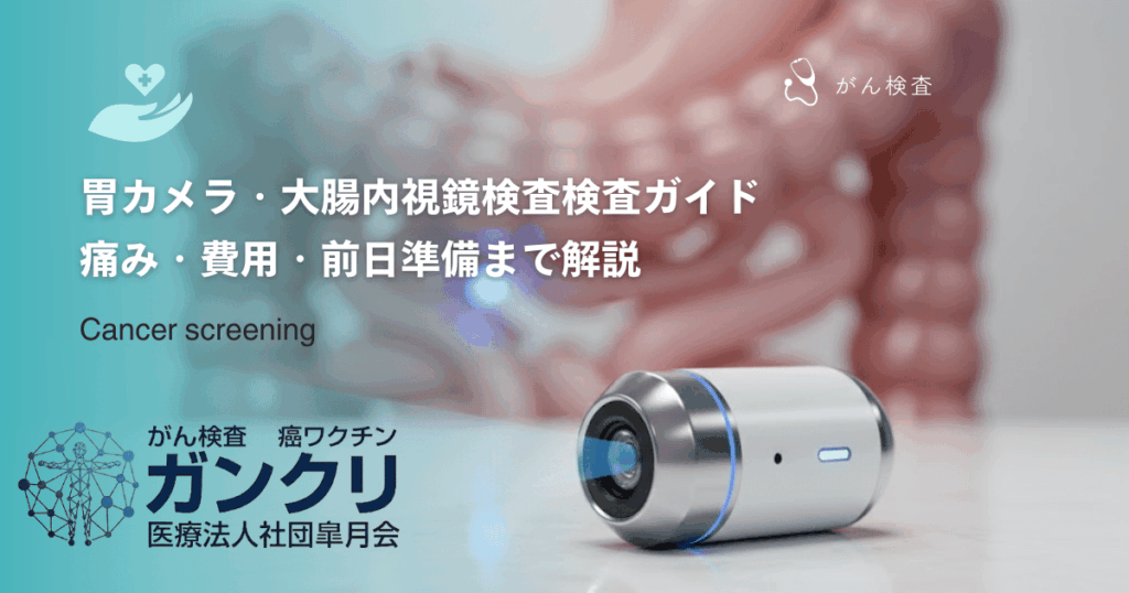 胃カメラ・大腸内視鏡検査検査ガイド|痛み・費用・前日準備まで解説