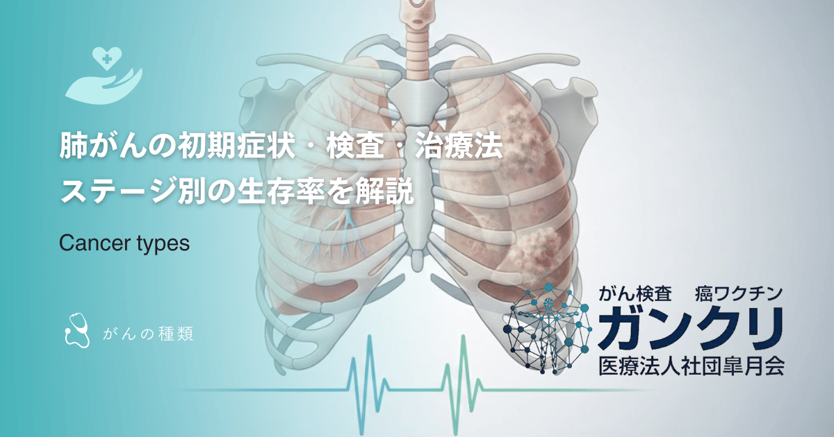 肺がんの初期症状・検査・治療法｜ステージ別の生存率を解説
