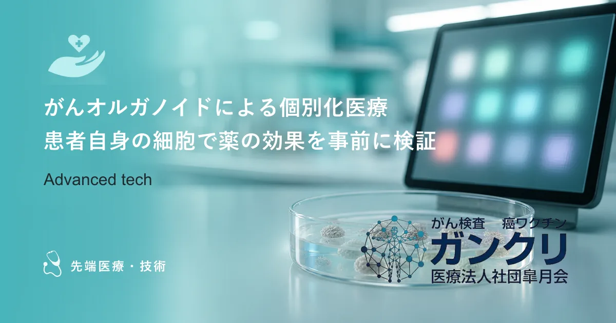 がんオルガノイドによる個別化医療｜患者自身の細胞で薬の効果を事前に検証