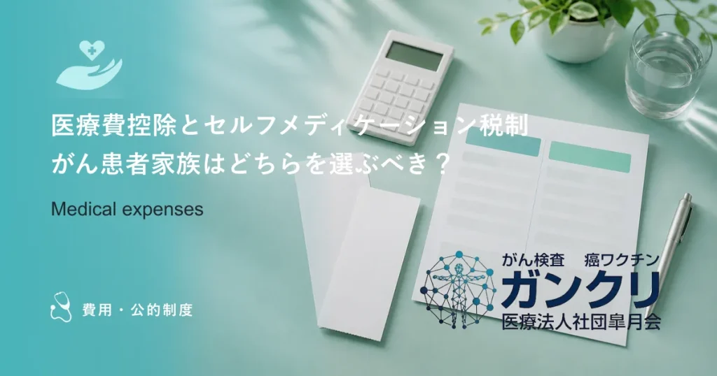 医療費控除とセルフメディケーション税制｜がん患者家族はどちらを選ぶべき？