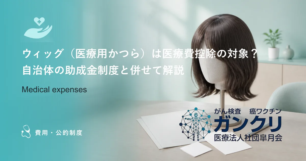 ウィッグ（医療用かつら）は医療費控除の対象？自治体の助成金制度と併せて解説