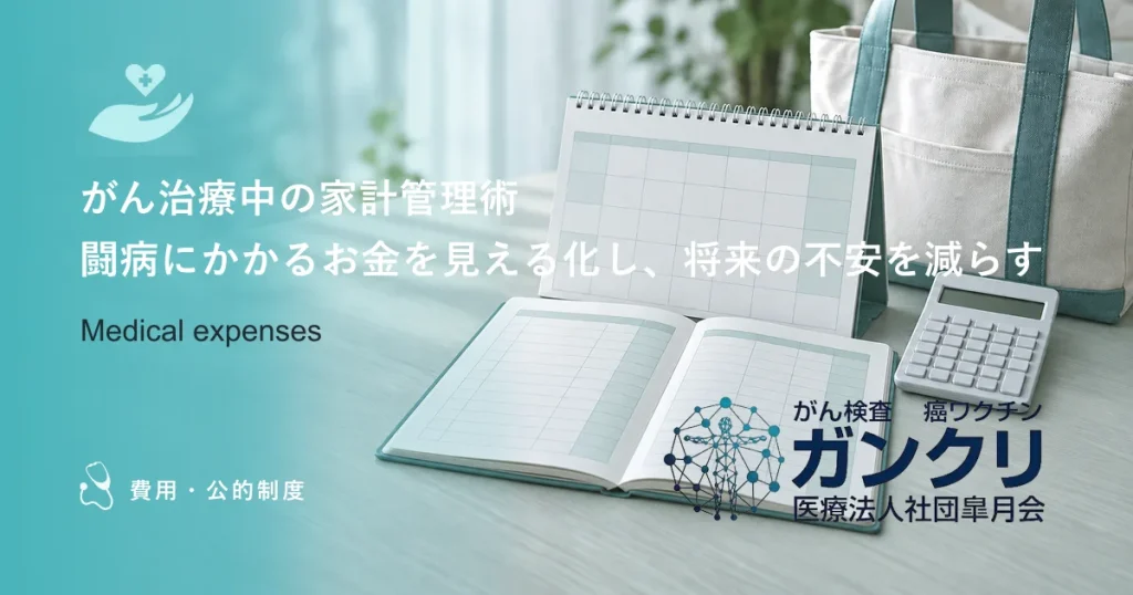 がん治療中の家計管理術｜闘病にかかるお金を見える化し、将来の不安を減らす