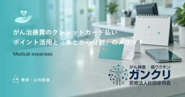 がん治療費のクレジットカード払い｜ポイント活用と「あとから分割」のメリット